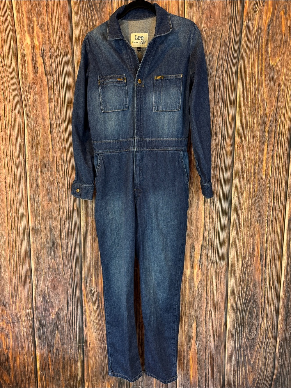 Lee Union Alls Indigo Blue Denim Jumpsuit